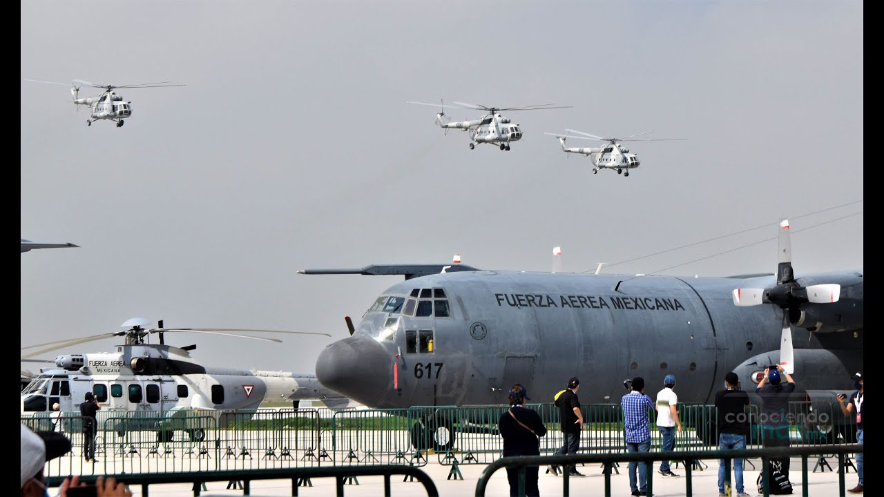 EL ESPECTACULO AEREO MAS GRANDE DE LATINOAMERICA EN MEXICO BASE AEREA MILITAR SANTA LUCIA FAMEX 2021