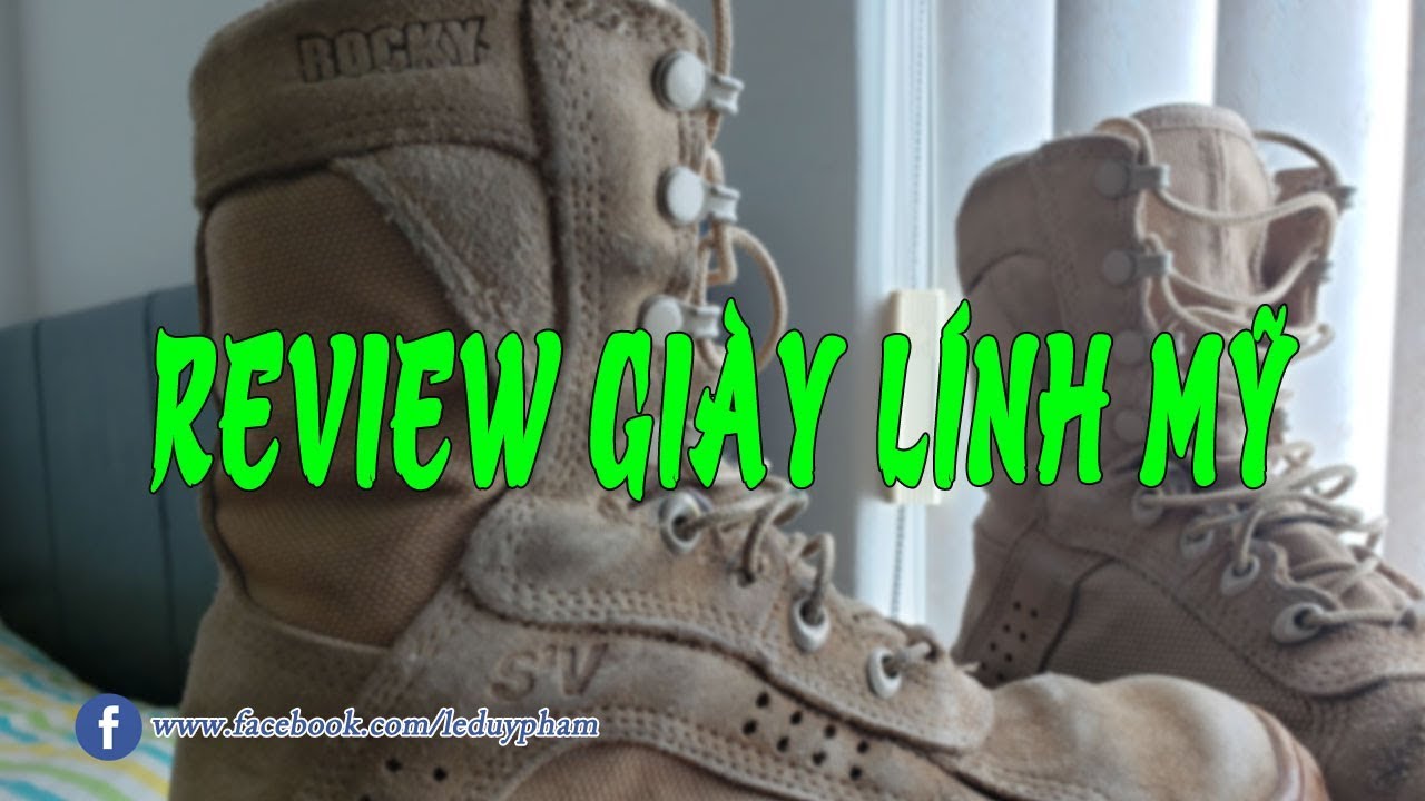 REVIEW GIÀY LÍNH MỸ CHO ANH EM XEM | SĂN ĐỒ LÍNH