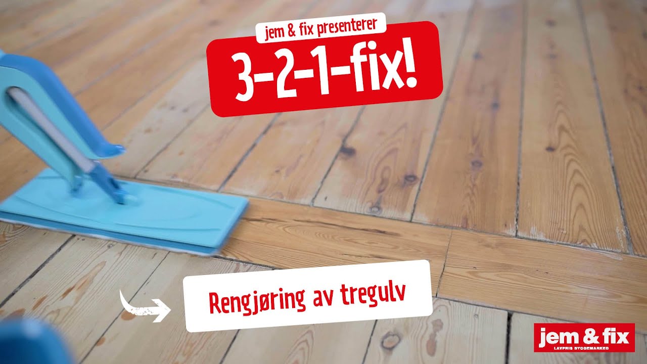 Rengj&oslash;ring av tregulv | jem & fix