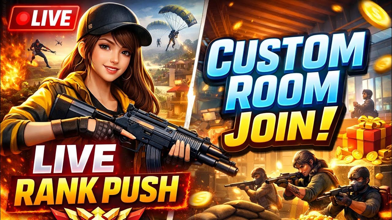 Free Fire Live 🔴 Rank Push With Subscribers | Smooth Gameplay 720p