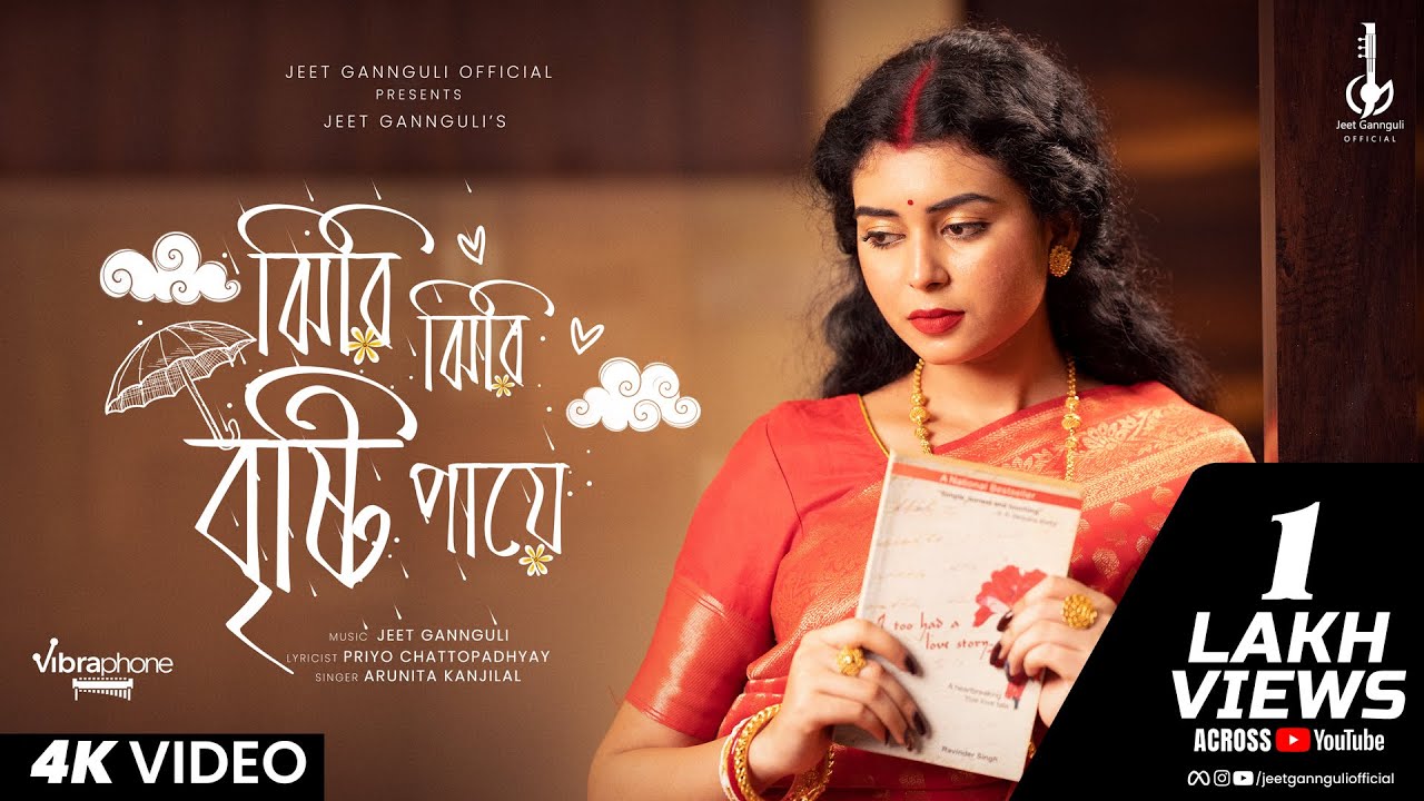 Jhiri Jhiri Brishti Paye | Jeet Gannguli | Arunita Kanjilal  | Monsoon Melody | Official Music Video