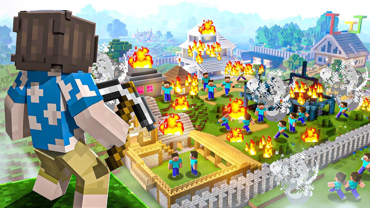 TERK ETTİĞİM KÖYÜMDE NELER OLUYOR 😱 ?! - Minecraft