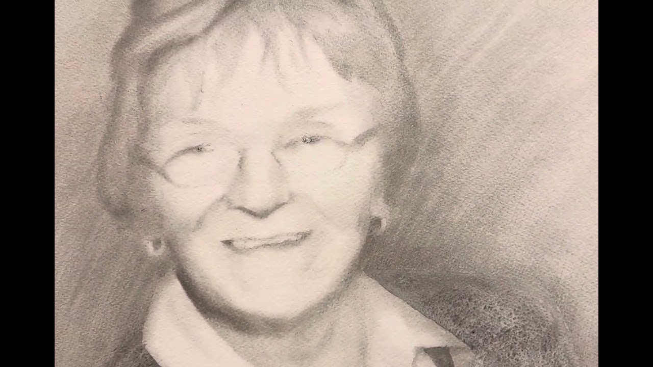 Commission in progress | Portrait of my clients parents | Watercolour and Charcoal