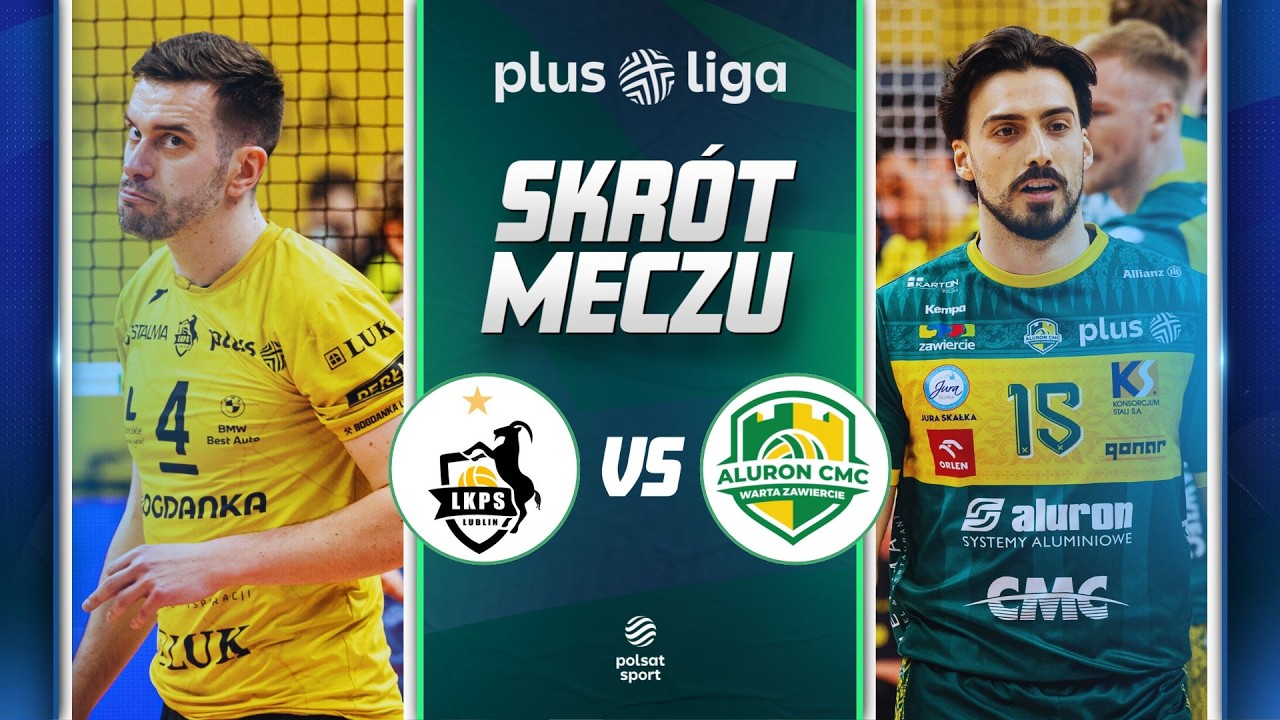 SKRÓT: BOGDANKA LUK LUBLIN - ALURON CMC WARTA ZAWIERCIE | PLUSLIGA