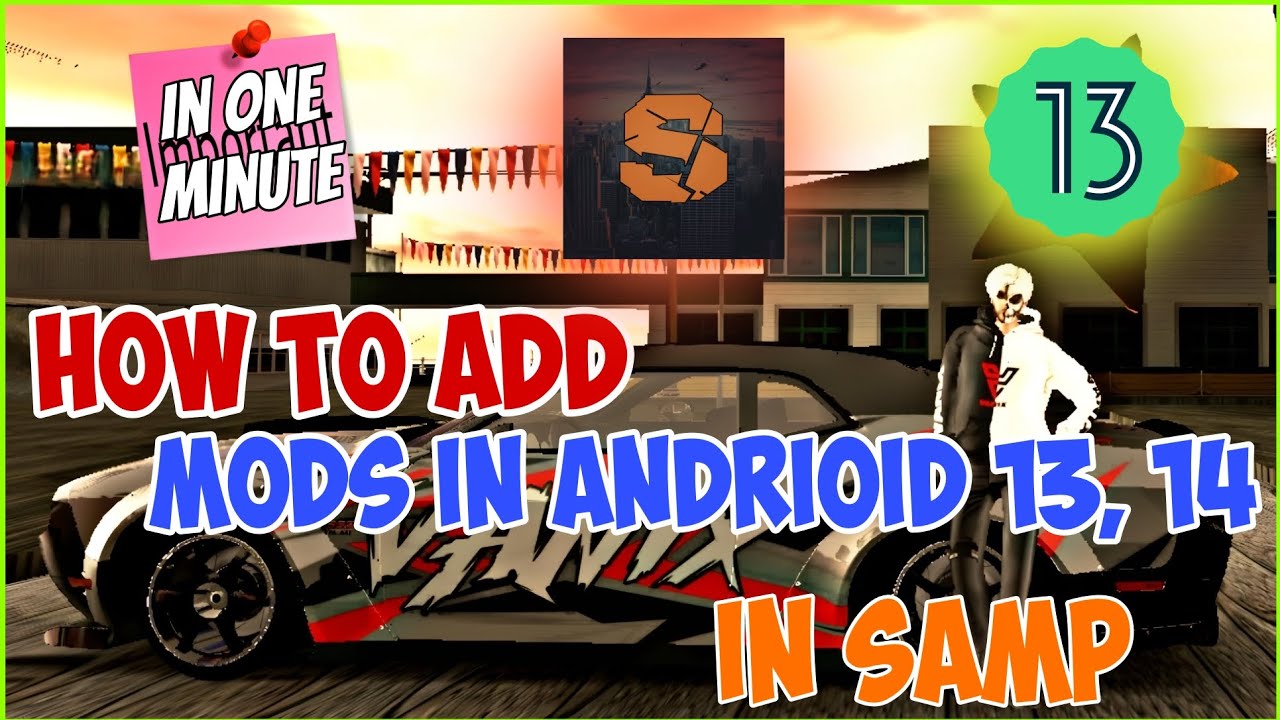 എങ്ങനെ!!! How To Add Mods in Android 12,13,14 in Samp Mobile (Tutorial)