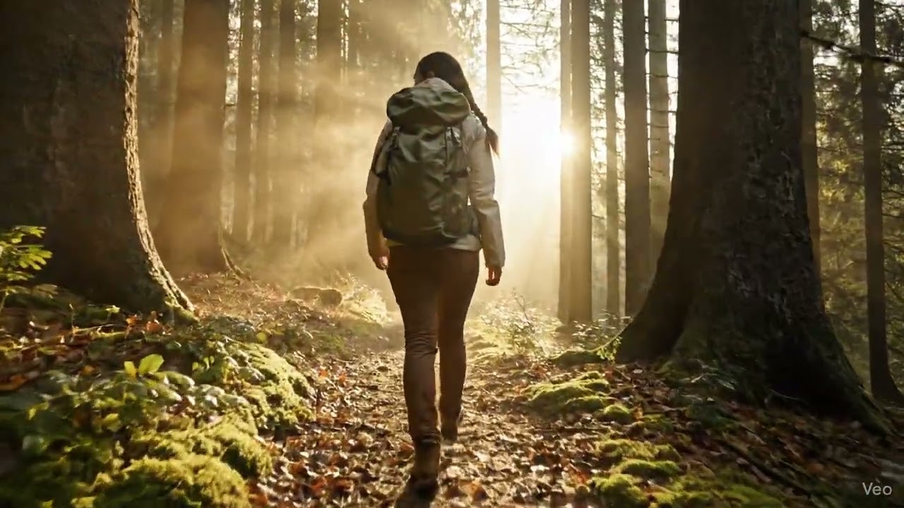 Into the Wild | Forest Trail Exploration (4K Cinematic Adventure Scene)