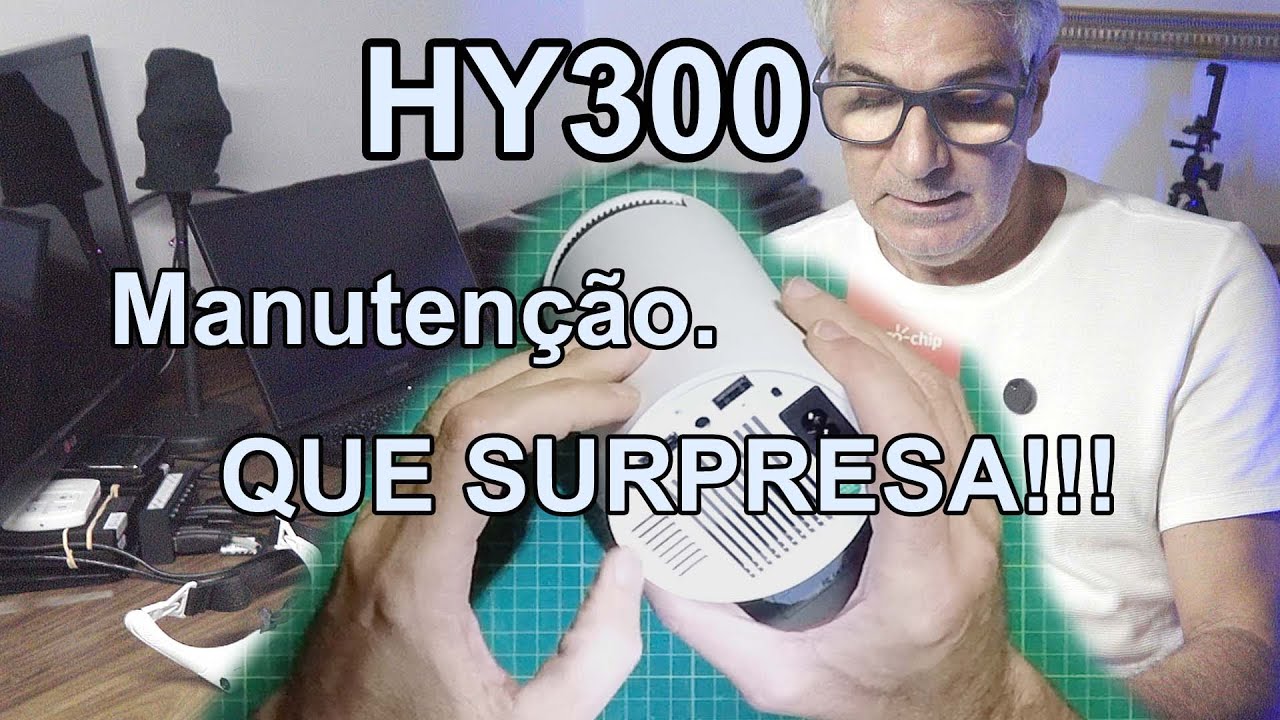 Reparo HY300 - Vamos desmontar. Eu nunca tinha visto isso antes.