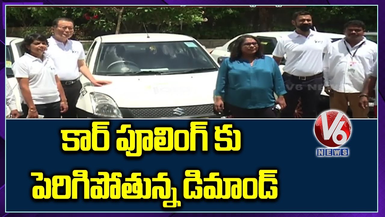 Hyderabadi's Runs After Carpooling And Bike Pooling | V6 Telugu News