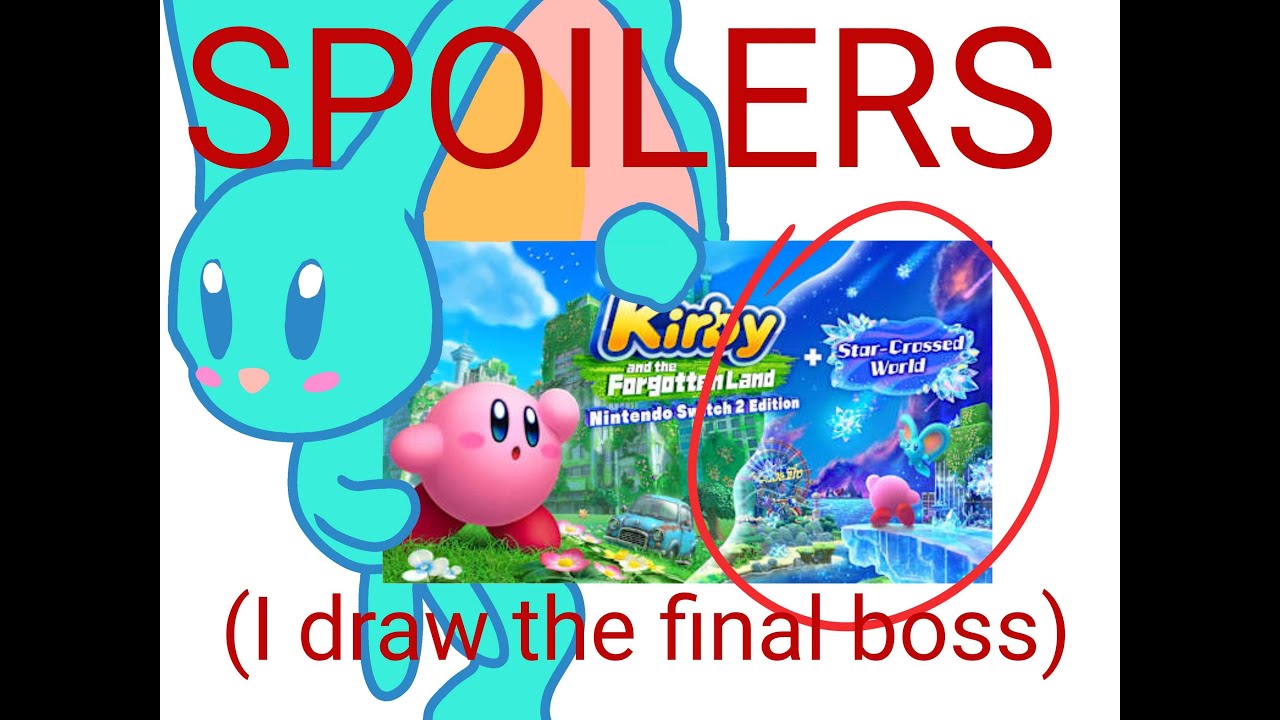 (mostly) watercolor painting the final boss of Kirby Star-Crossed World (time-lapse)
