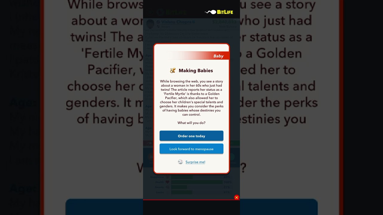 Bitlife Gameplay||Bitlife||NOT SPONSORED||•PeaBeanz•||