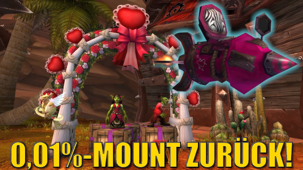 Das SELTENSTE MOUNT in WoW ist zurück! Liebe liegt in der Luft 2026 mit neuem Mounts + Items