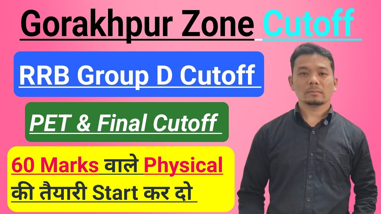 RRB group D gorakhpur cutoff | Rrb group D cutoff | rrb group D final cutoff | rrb group D pet cutof