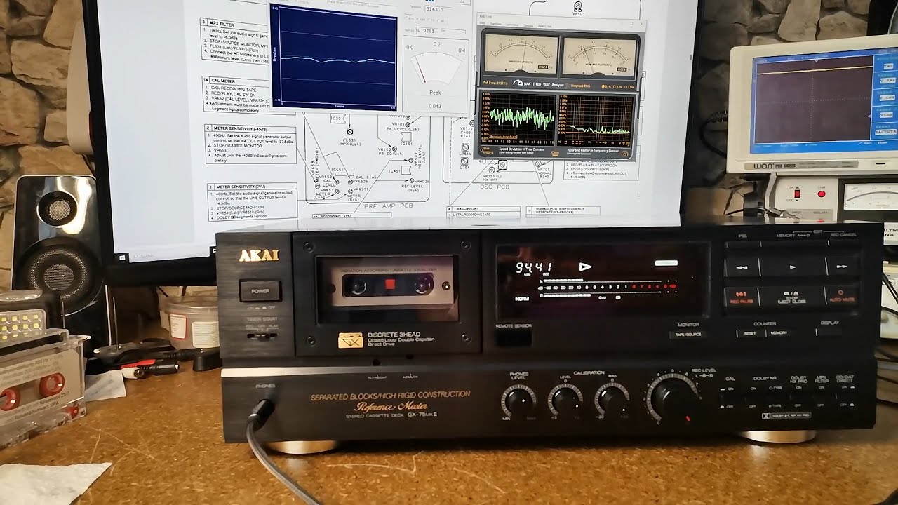 AKAI GX 75 MKII обзор заводских настроек. Sind die Werkeinstellungen korrekt?