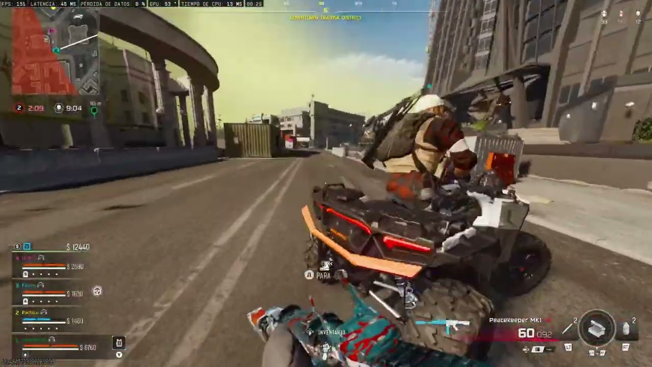 Gameplay de Call of Duty Warzon recuperando los especialistas de mis compañeros