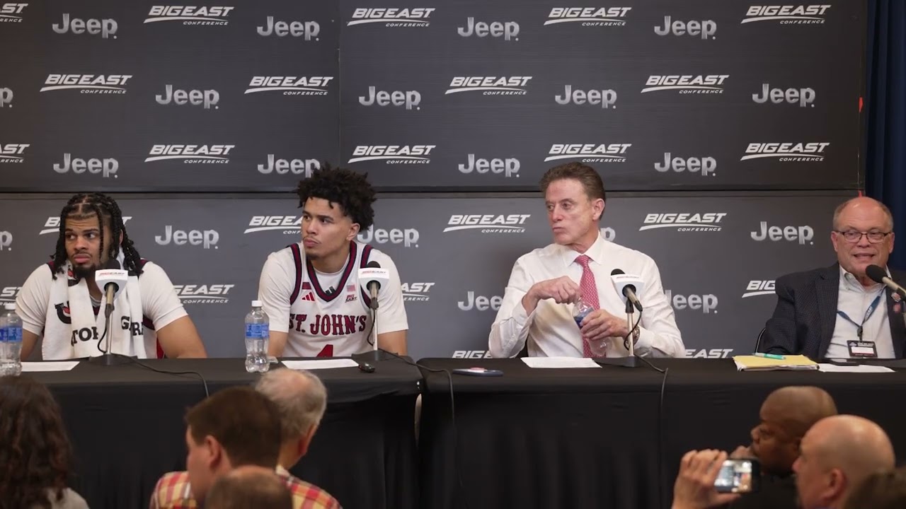 Post Game Press Conference St. John's vs Providence Big East Tournament 3.12.2026