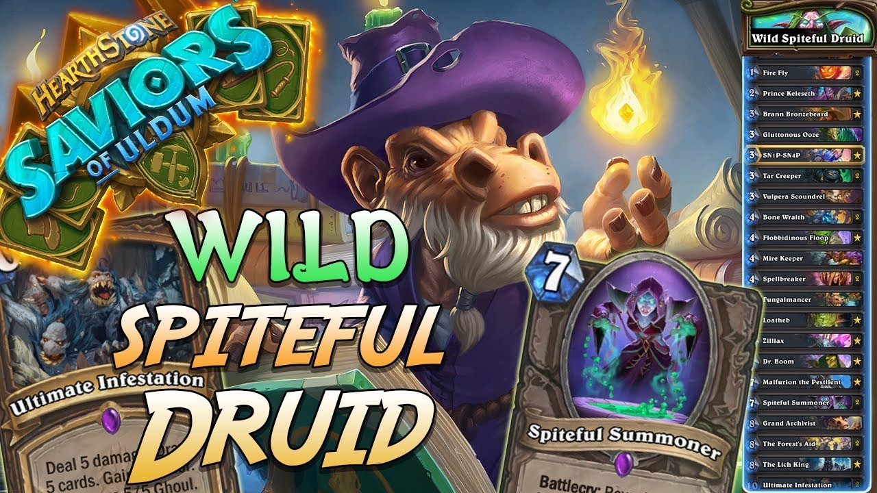 Wild Spiteful Druid Deck is Back!! | Saviors of Uldum | Hearthstone