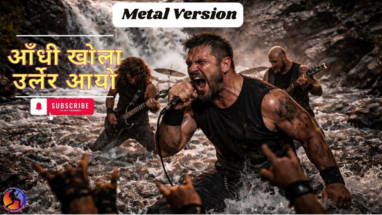 आँधी खोला उर्लेर आयो-----Aadhi khola urlera aayo(Metal version)