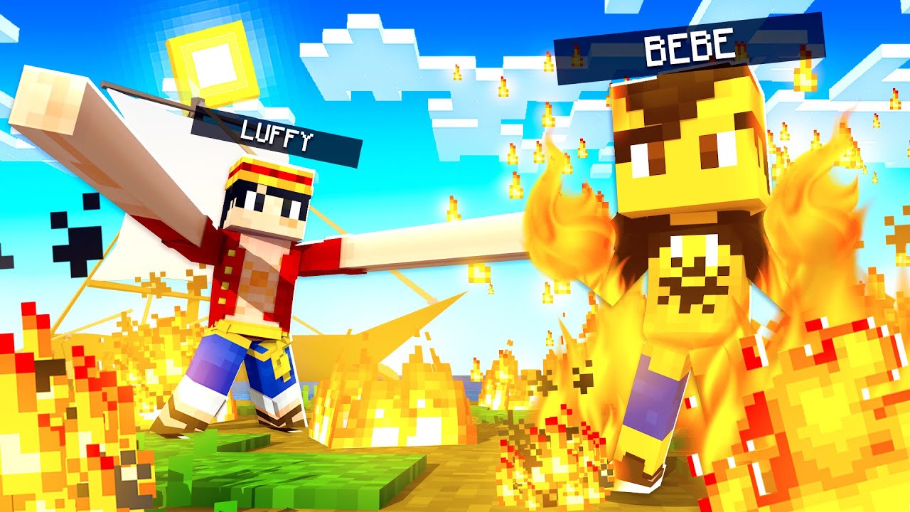 Who's Your Family? O FILHO DO LUFFY COMEU A MERA MERA NO MI no Minecraft! *one piece*