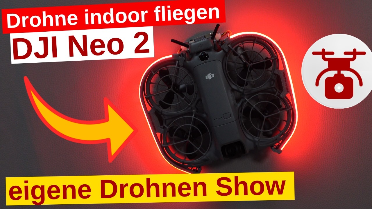 DJI Neo 2 mit DIESER LED Beleuchtung darfst du NUR Indoor Drohne fliegen