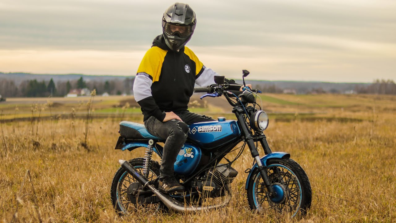 SIMSON 85cc PIERWSZA JAZDA