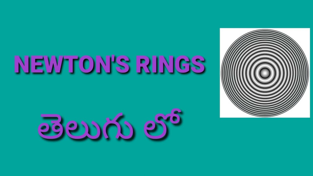 Newton's Rings  - Interference