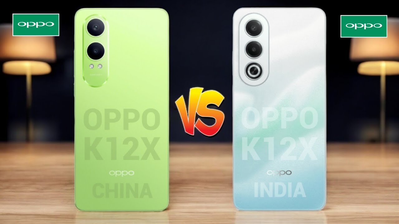 Oppo K12X 5G China Vs Oppo K12X 5G India