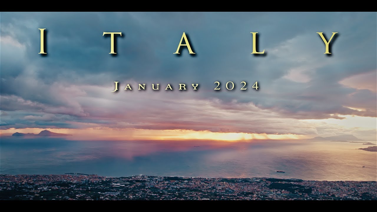 Italy - Naples, Amalfi, Pompeii, Vesuvio in January 2024 | 4k