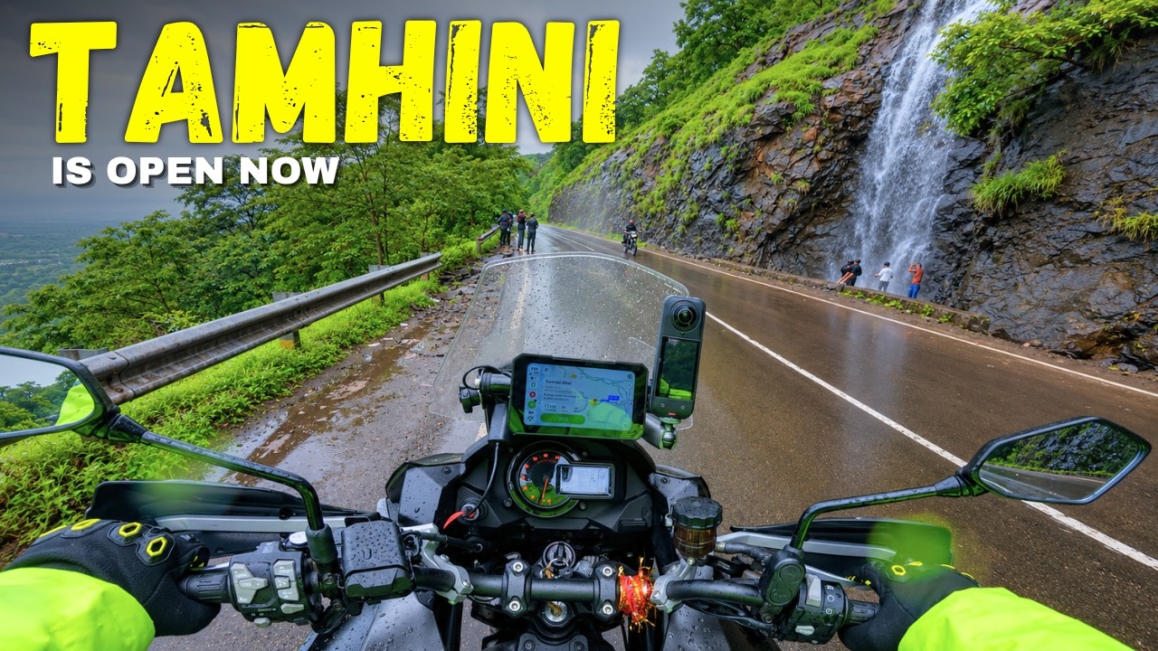 Just 90 mins drive from Pune, you will get Heaven | Tamhini Ghats in Monsoon | Kawasaki Versys 1100