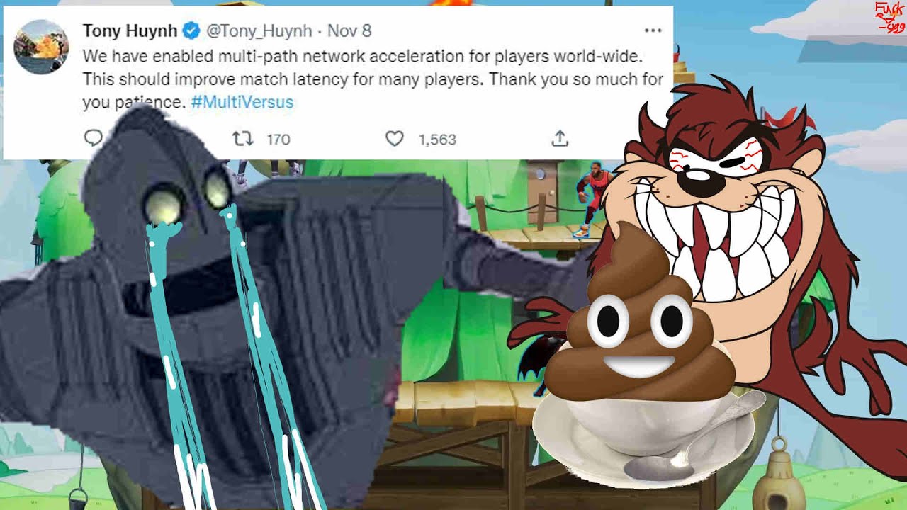 Multiversus Compilation | IRON GIANT GETTING SCREWED BY LAG