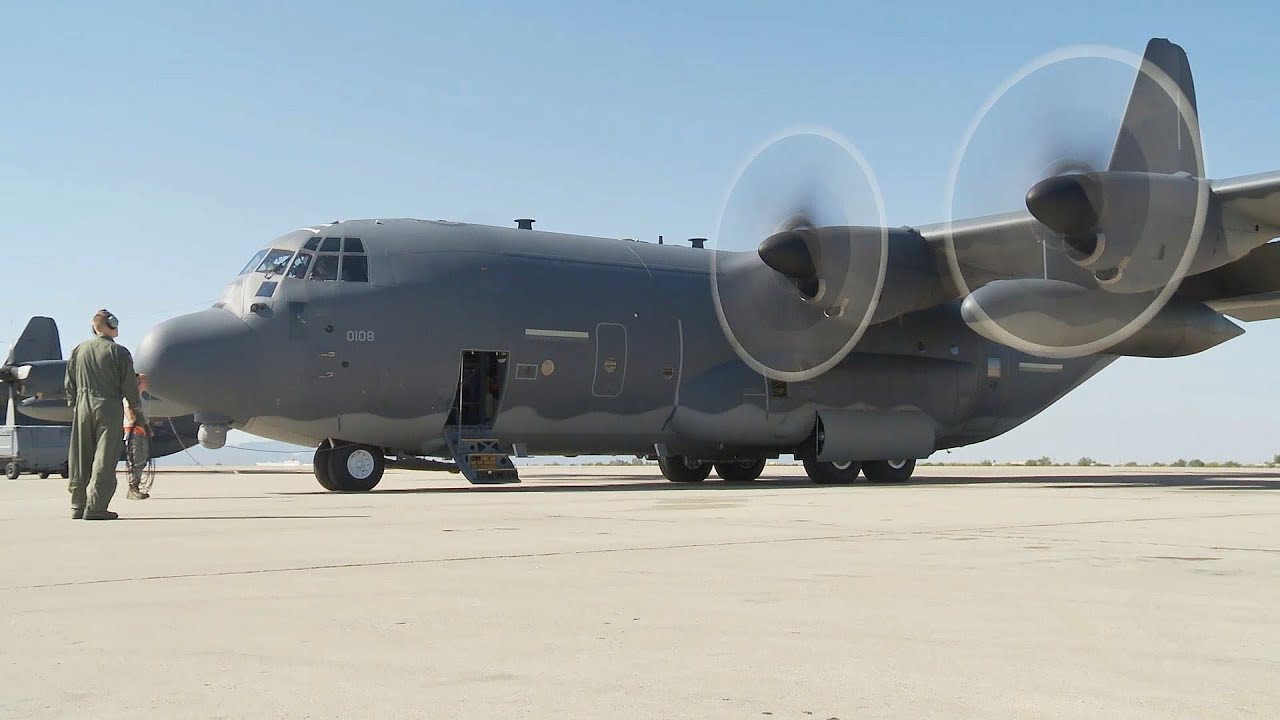 HC-130J Combat King II on the Flight Line (HD)