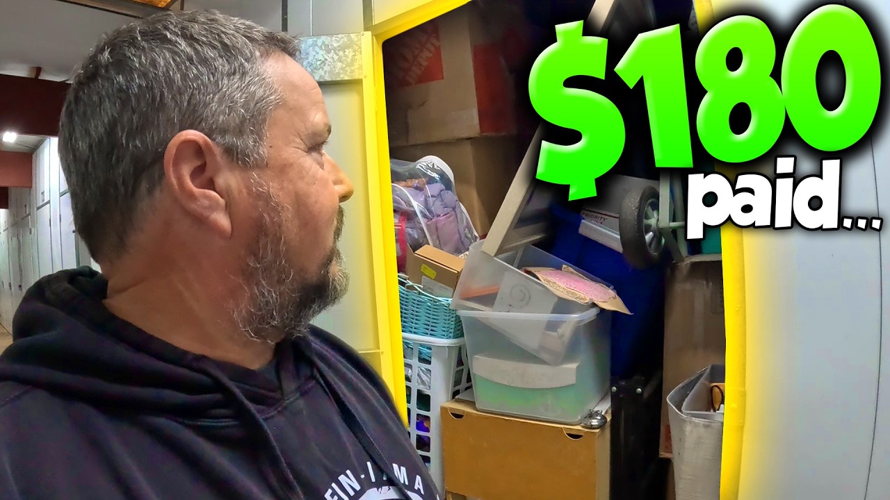 We found PILES OF MONEY inside this storage unit! This is exciting!