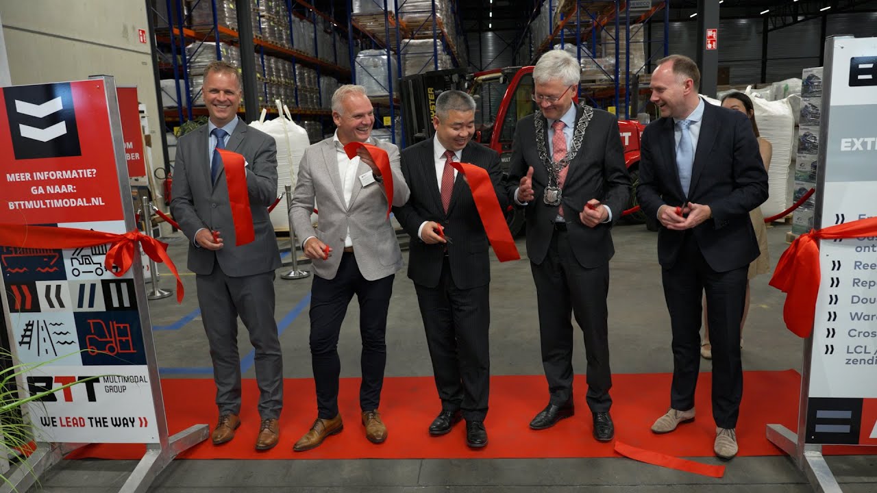 BTT China Cargo Center officieel geopend naast Railport Brabant gevestigd op bedrijvenpark Loven