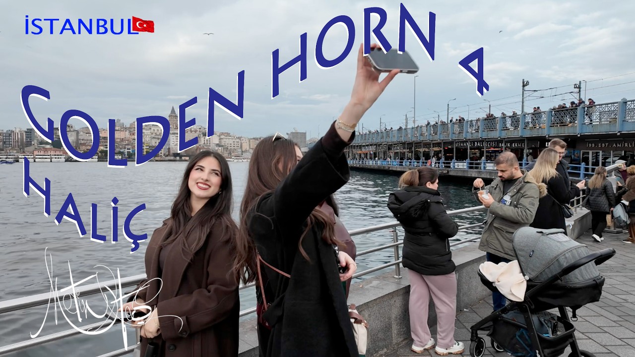 Adım adım İSTANBUL/ Haliç - Golden Horn-4 /4K Walking Tours