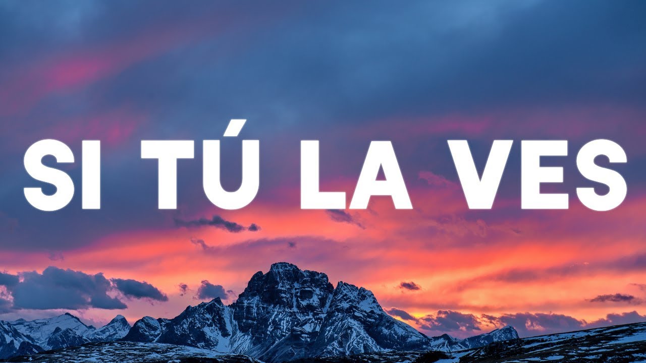 Nicky Jam - Si T&uacute; La Ves (Lyrics / Lyric Video) ft. Wisin