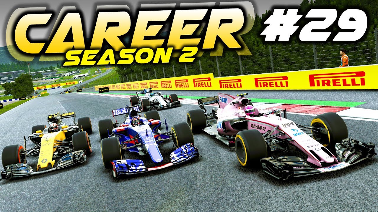 F1 2017 Career Mode Part 29: FIGHTING THROUGH THE FIELD