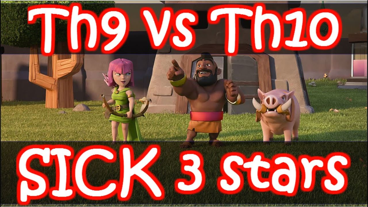 Clash Of Clans | SICK Th9 vs Th10 OVERKILLS - CRAZY 3 Star Attacks!