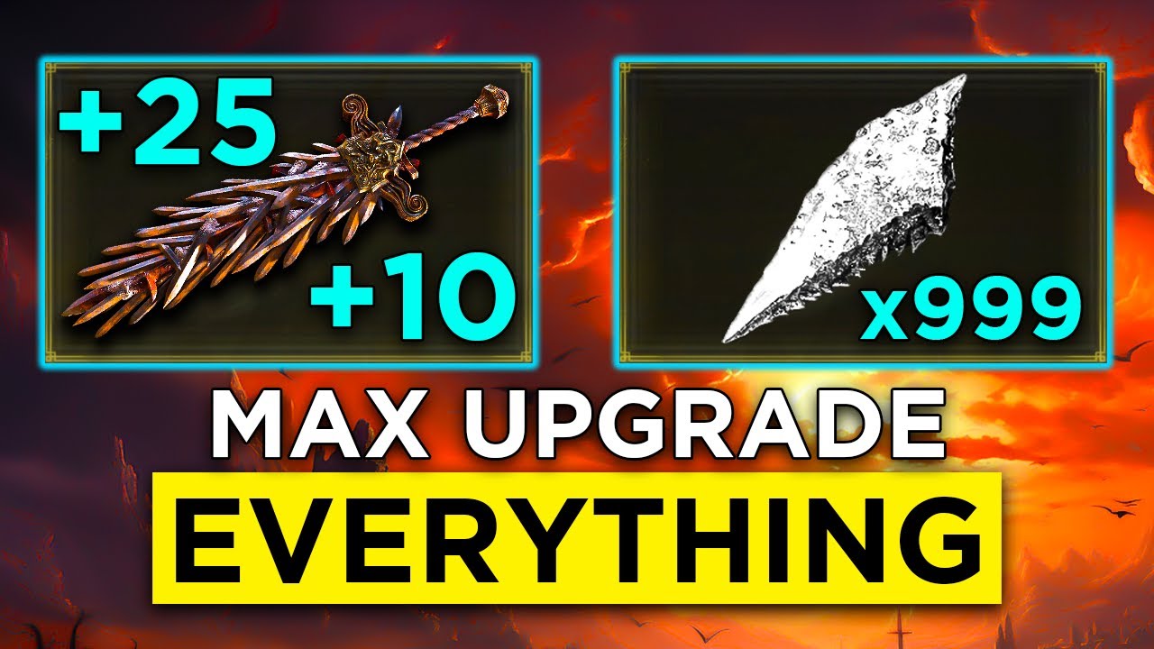 Upgrade Everything for Shadow of the Erdtree - Unlimited Somber & Smithing Stones!