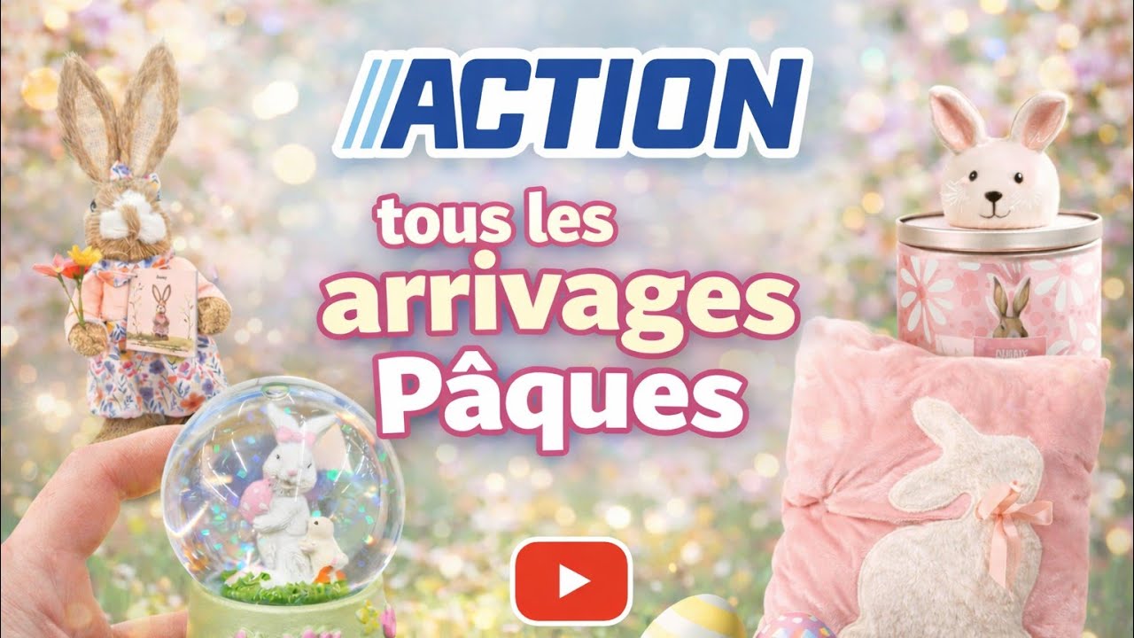 🐰INCROYABLE ARRIVAGE CHEZ ACTION💛 TOUTE LA DÉCO DE PÂQUES 2026 EST ARRIVÉE !🐣