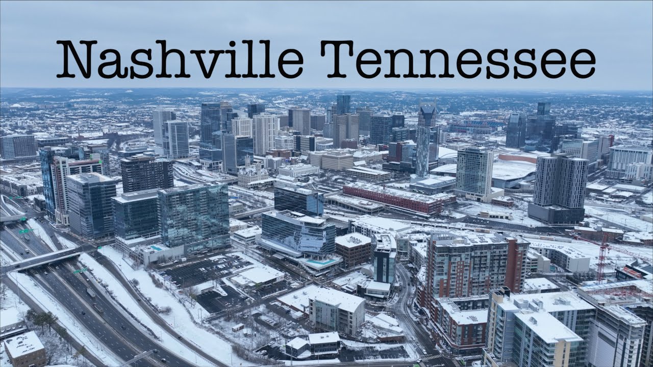 Nashville Tennessee Aerial Cinematic! 4K