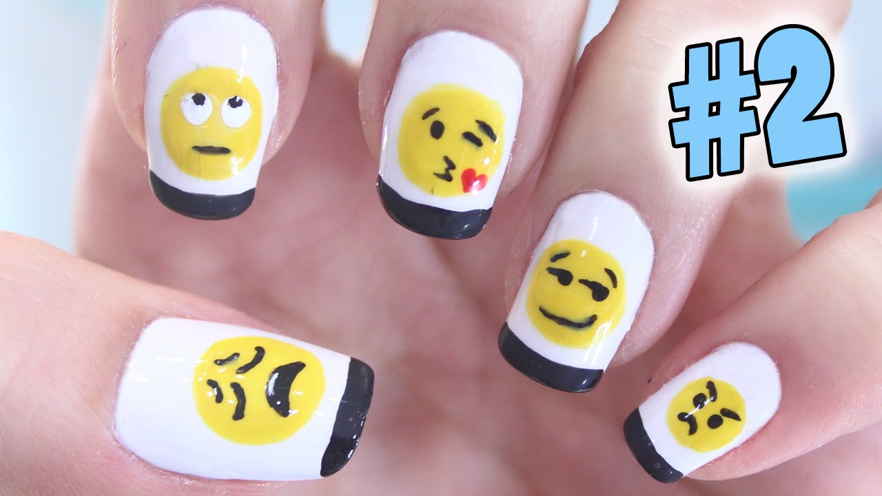 Unhas Decoradas de Emoji #2 - Jana Taffarel