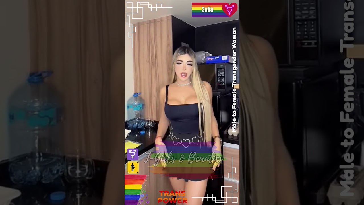 Трансгендерная женщина (из мужчины в женщину) - #трансгендер #вирусное #короткометражки