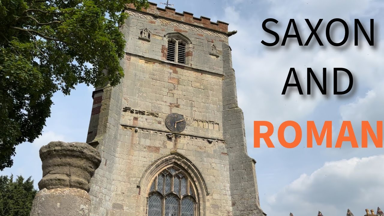 The Saxon Church Made of Roman Masonry, Wroxeter Shropshire