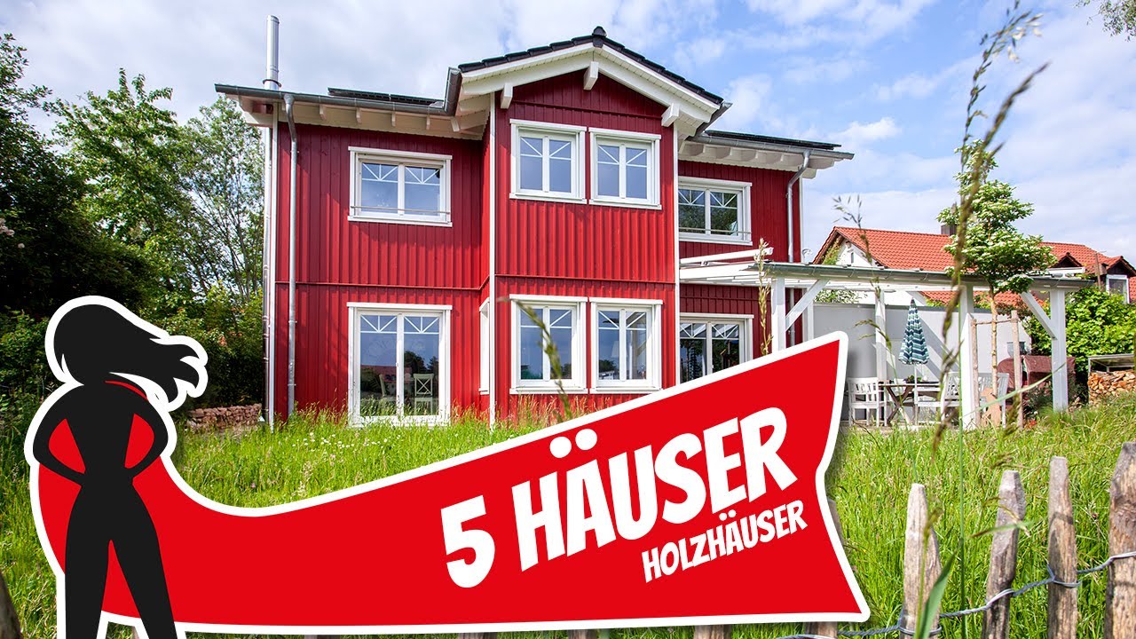 TOP 5 HOLZHAUS - Schwedenhaus-Style oder ultramodern? | Hausbau Helden