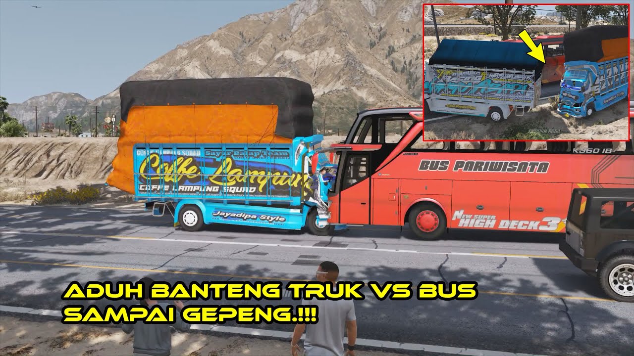 SUPIR TRUK BAR BAR BERAKHIR KECELAKAAN
