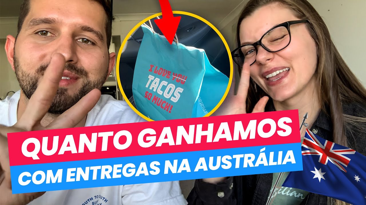 TRABALHANDO COM UBER EATS NA AUSTRÁLIA - saiba tudo sobre trabalhar como entregador na AU 🚴‍♂️🍔