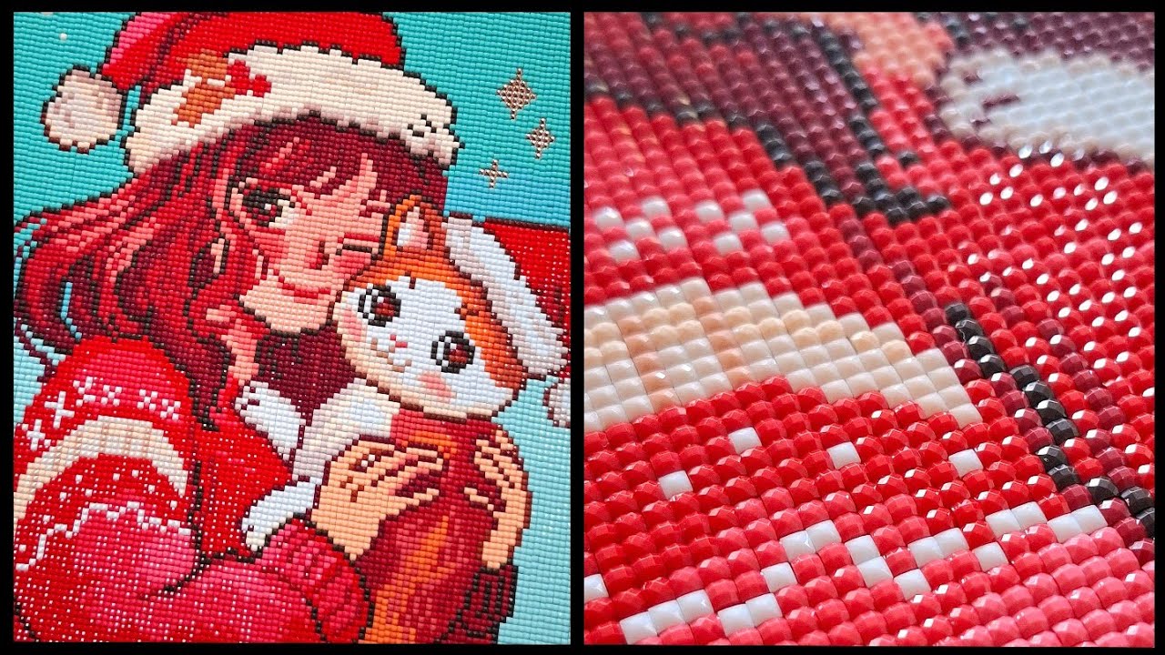 Complete Diamond Painting - Start to Finish ASMR - Satisfying & Relaxing - No Talking - Oraloa
