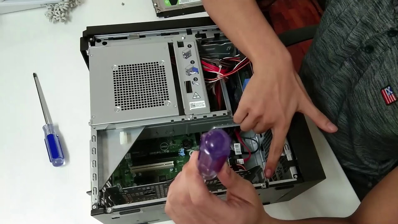 Dell T40: How to add HDD without the Cuskit