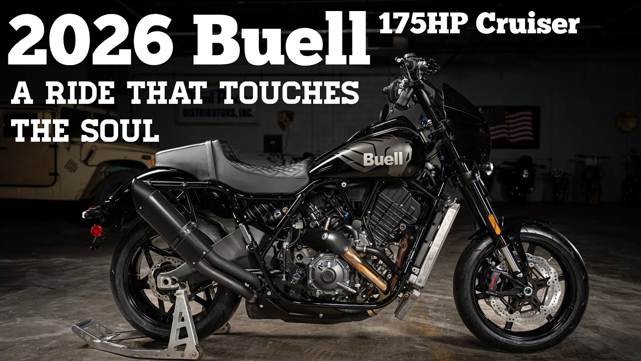 175HP MUSCLE! Why the 2026 Buell Super Cruiser is the World’s Fastest Cruiser!
