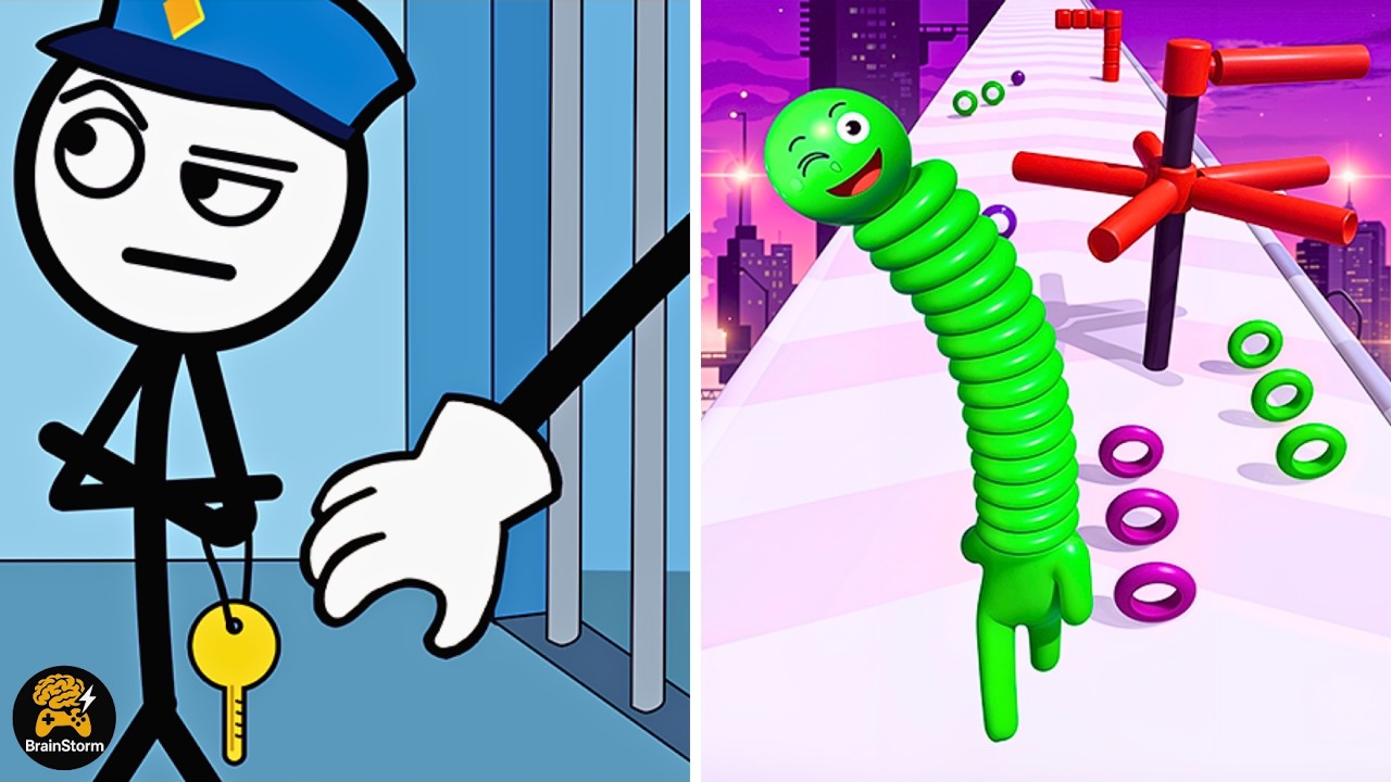 Thief Puzzle Vs Long Neck Run - Satisfying Max Gameplay | Android & iOS (New Update)
