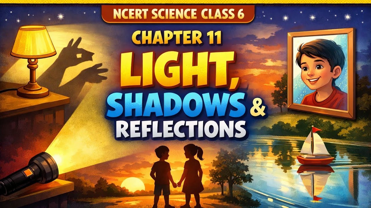 Light, Shadows and Reflections exercise and solution | NCERT Science Class 6 Chapter 11 #cbseclass6